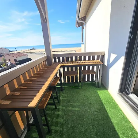 Front De Avec Balcon Vue Ocean ! * Capbreton