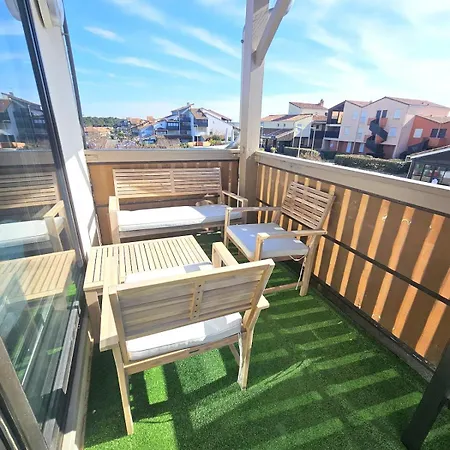 Front De Avec Balcon Vue Ocean ! Capbreton